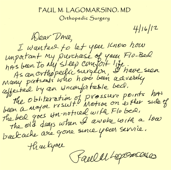 Lagomarsino Letter